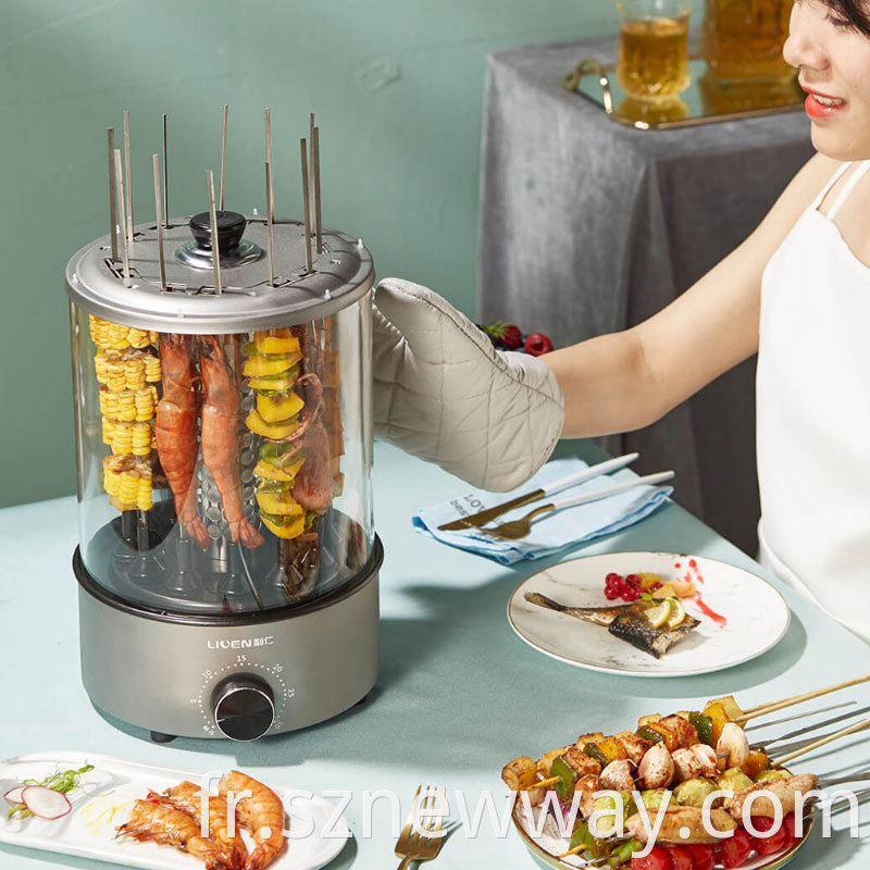 Auto Rotating Bbq Grill